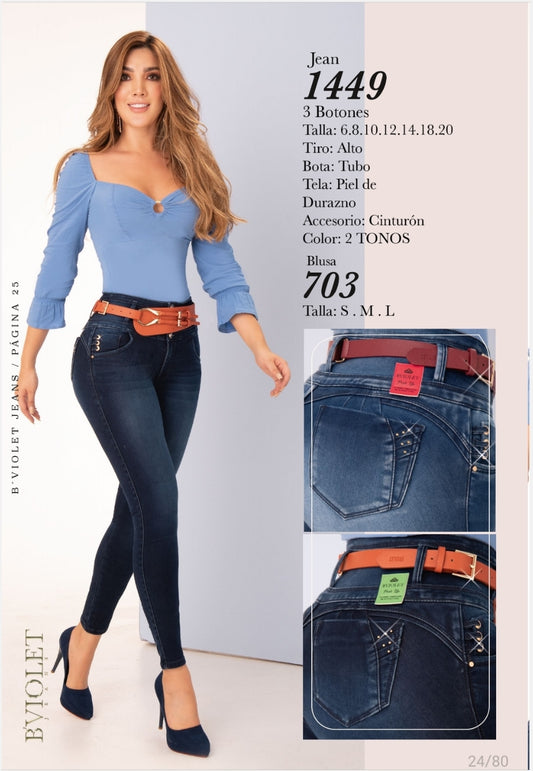 PUSH UP JEANS BY B' VIOLET